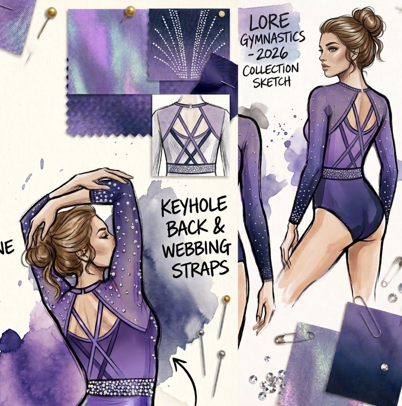 Andromeda competition leotard — Lore Leos