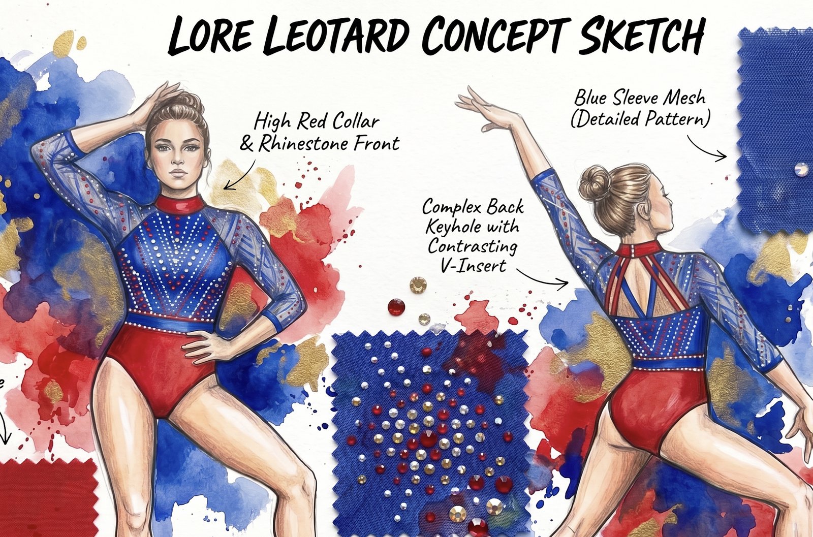 Bellatrix competition leotard — Lore Leos