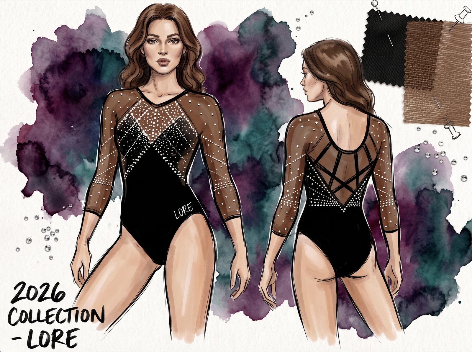 Nyx competition leotard — Lore Leos