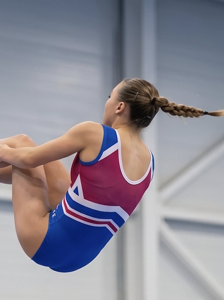 Kepler sleeveless practice leotard — Lore Leos gymnastics apparel