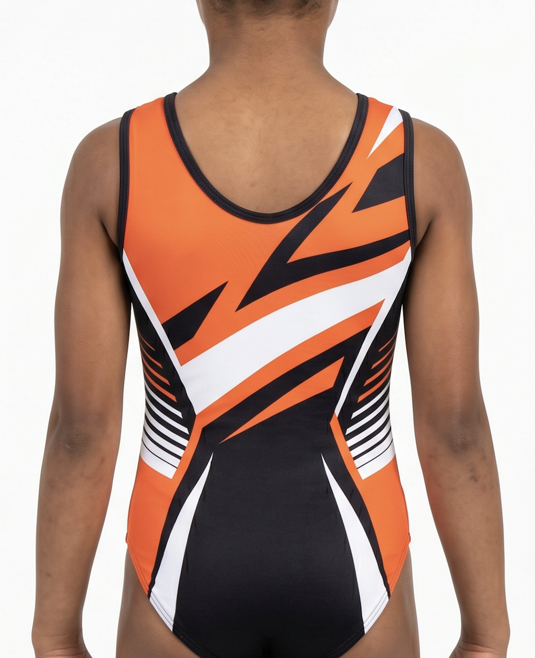 Cadence sleeveless practice leotard back view — Lore Leos
